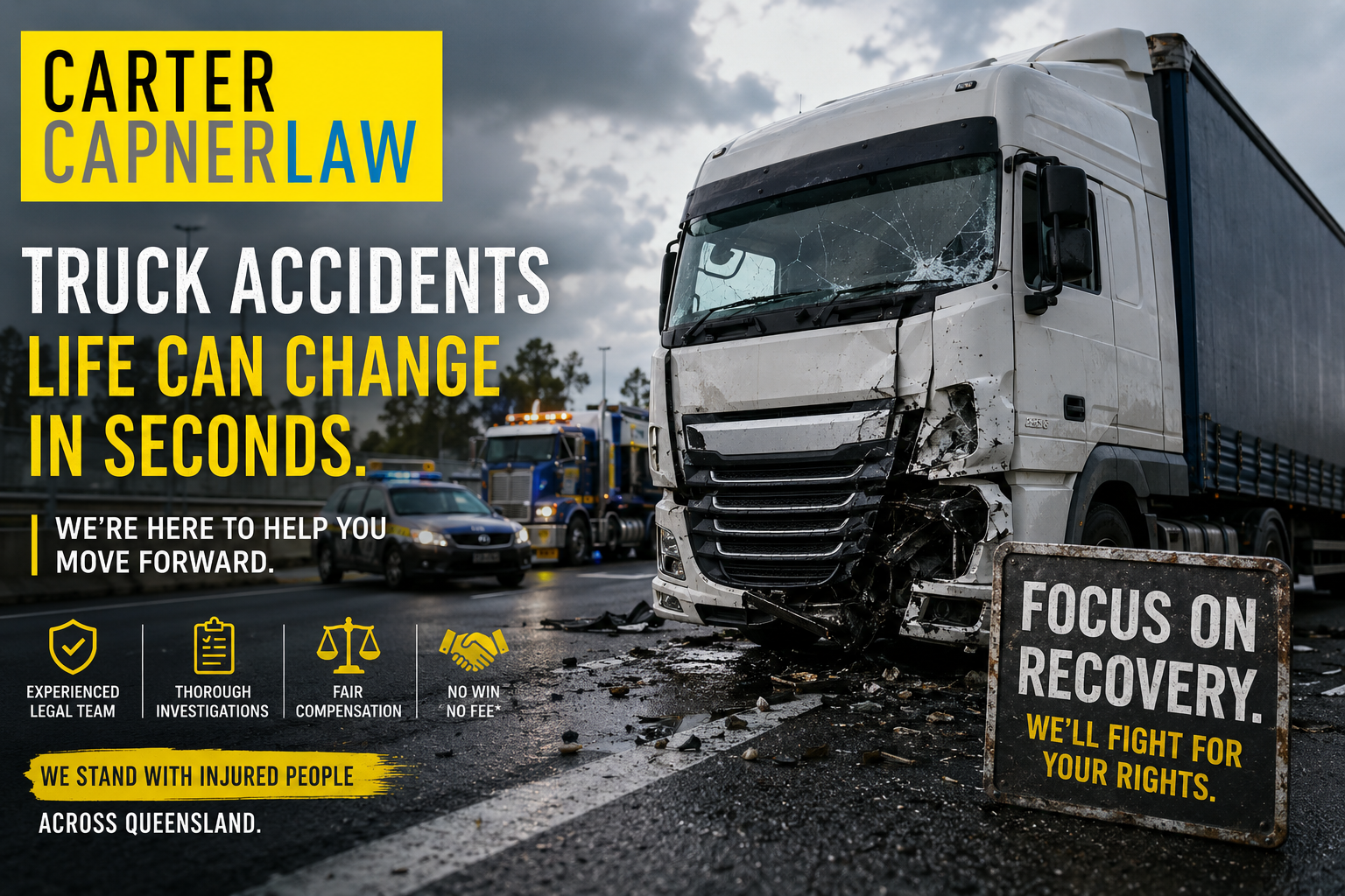 Trusted Legal Help After a Serious Truck Collision in Queensland